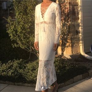White Lace Dress